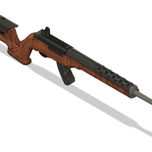 MINI-22 - Ruger 10/22 Chassis - Digital Files 3D model