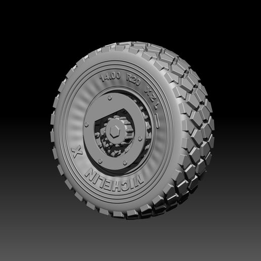 M1117 Guardian ASV wheels 3D model