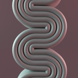 render_12.png S-shaped silicone spiral candle mold
