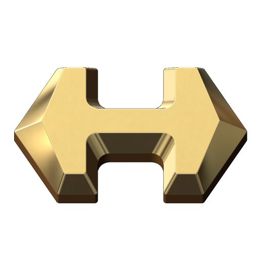 👜 Hermes Super H logo replica 3D print model・ STL File for ・Cults