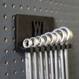 _DSC7130.jpg Combination Spanner Set 8pcs metric 8-19mm Wall Holder 011 I for screws or peg board