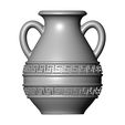 G-K-VASE-1-00.jpg Greek key strips vintage urn and vase 3D print model