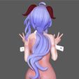 11.jpg GANYU BUNNY GENSHIN IMPACT CUTE SEXY GIRL GAME CHARACTER ANIME 3D PRINT