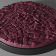 60mm-cobble-2.png 5x 60mm base with cobblestone ground