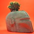 157514996_864211544137939_8595764966200758221_n.jpg Mandalorian Boba Fett Planter Mold