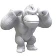 DonkeyKong_pose1.57.jpg Donkey Kong Game Character 3D Model Pose 1