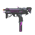 2.png Sombra Cannon Augmented Skin - Overwatch - Printable 3d model - STL + CAD bundle - Personal Use