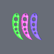 circles.png Free STL file Circles earring・3D printable model to download