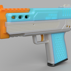 Capture.PNG Archivo STL gratis FP-68D Night Snake Compacto de doble jaula con volante de inercia FTW y pistola de espuma.・Modelo de impresión 3D para descargar