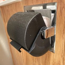 55D786B3-6722-416B-822D-90F7232ADFA5.jpeg Free 3D file Toilet Paper Protector - Upper lid・3D printing model to download