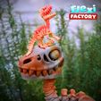 Dan-Sopala-Flexi-Factory-Velociraptor_09.jpg Flexi Factory Skeleton Raptor Dinosaur (Velociraptor)
