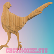 2.png Pheasant 3D MODEL STL FILE FOR CNC ROUTER LASER & 3D PRINTER
