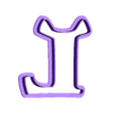 L_Ucase.stl sherk - alphabet font - cookie cutter