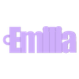 emilia.stl PACK OF NAME KEY RINGS (100 NAMES) VOLUME 2
