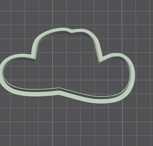 cowboy hat-shaped cookie cutter