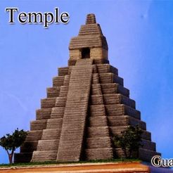 075t_display_large.jpg Free STL file Tikal Temple in Guatemala・3D print model to download