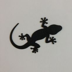 IMG_0278.jpg Free STL file Gecko wall decoration・3D printing idea to download