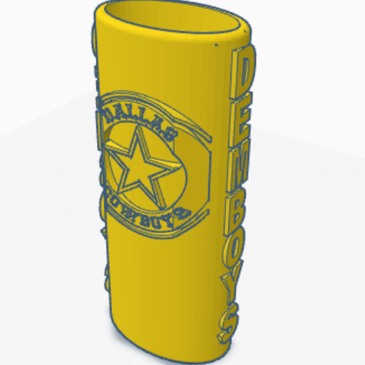 STL file Dallas Cowboys Lighter Case for Bic Lighters・3D printer design