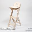 c1320db712aa277108094100e026821d_display_large.jpg Free STL file Height Adjustable Bar Stool cnc・Template to download and 3D print