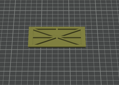 100x50 MM Square base ribbed