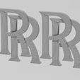 wf0.jpg Simple RR rolls-royce logo replica 3D print m