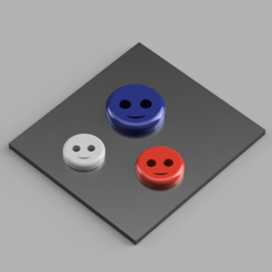 bouton_smiley.png Fichier STL Bouton de chemise style Smiley・Plan imprimable en 3D à télécharger