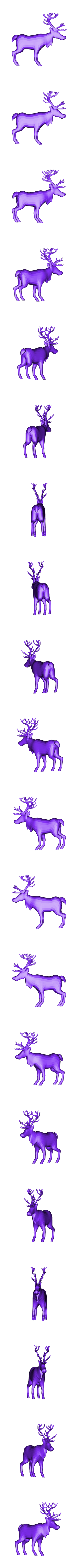 CreativeTools.se_-_ZPrinter-model_-_Reindeer.stl Download free STL file Reindeer • 3D printable model, CreativeTools