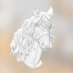 Capture d’écran 2019-09-19 à 14.50.56.png STL-Datei Horse head・3D-Druckvorlage zum Herunterladen, AnimalSTLfiles