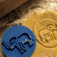 slon razítko a vykrajovátko.jpg Cookie stamp + cutter -  Elephant