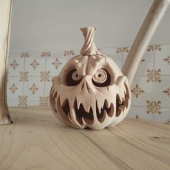 IMG_20211017_105230.jpg STL-Datei Halloween-Kürbis-Kerzenhalter・3D-druckbares Modell zum Herunterladen