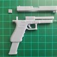 IMG_20210215_121438.jpg STL file Glock 17 scale 1/4・3D print design to download
