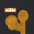 Captura-de-pantalla-2024-04-01-a-las-9.28.21.jpg WALL BRACKET FOR MOTORCYCLE HELMET CLASIC LOGO EASY PRINT PRINTING WITHOUT BRACKETS READY TO PRINT.KTM SKULL.