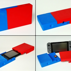 Capture d’écran 2017-04-12 à 09.42.57.png Free STL file Switchbox - Travel Case for Nintendo Switch・3D printing design to download