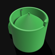 nest3.png STL-Datei Vogelnest mit Wasserauffangdach (aktualisiert) kostenlos・3D-Druck-Modell zum herunterladen