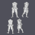 Officers Torso Preview.png 28mm IJA Imperial Japanese Army Paratroper Officers WW2 Multi Pose