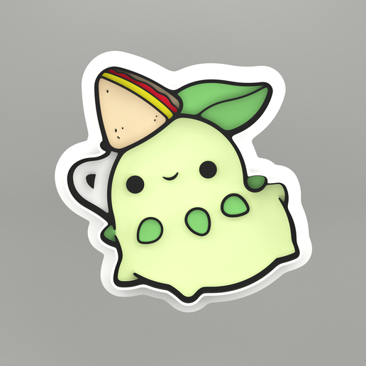 Chikorita Pokemon Cookie cutter