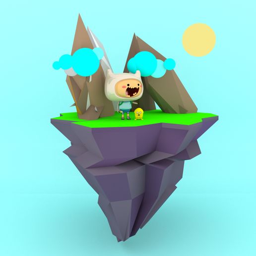 adventure time 3D model