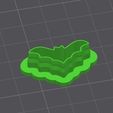 Murcielago2.jpg Polymer clay / cookie cutter pack, bat shape