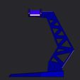 3.jpg Modèle 3D de support d'écouteurs géométrique - Fichier STL, OBJ, Plasticity - Prêt pour l'impression 3D et la CNC
