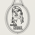 RN 8.PNG Rafael Nadal Keychain