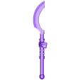 Right_Arm_Khopesh_Occult_Power_Staff_v2.stl Terminator / Rubic Khopesh Power Sword and Khopesh Occult Power Staff