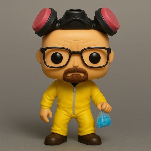 👾 FUNKO POP WALTER WHITE・ STL File for 3D printing・Cults