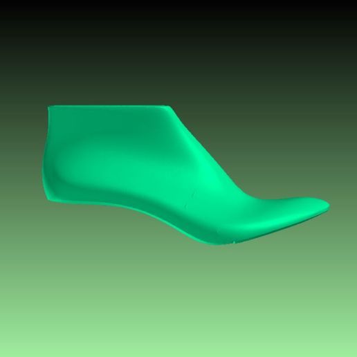 Women's EU 37 Classic 2.5" Chunky Heel Pump Shoe Last 3D Model STL