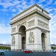 Arc-de-Triomphe-ciel-bleu-630x405-C-Thinkstock.jpg Arc de triomphe from Paris - France