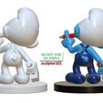 Handy-Smurf-pose-1-3.jpg The Smurfs 3D Model - Handy Smurf fan art printable model