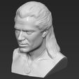 13.jpg Geralt of Rivia The Witcher Cavill bust 3D printing ready