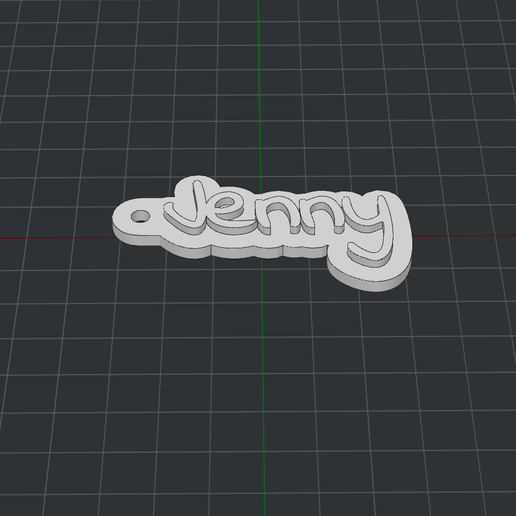 Keychain Jenny 3D model
