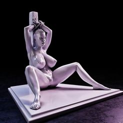 0001-ed-c.jpg STL file Sexy girl C117 3D Print・3D print object to download