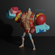 Franky.png Franky time skip - One piece 3d print model