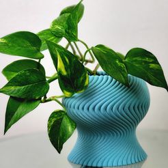 20230729_080951.jpg Free STL file Wave Pot・3D print design to download